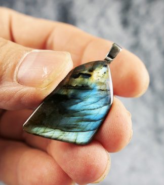 Anhänger aus Labradorit, Norwegen, 263CB