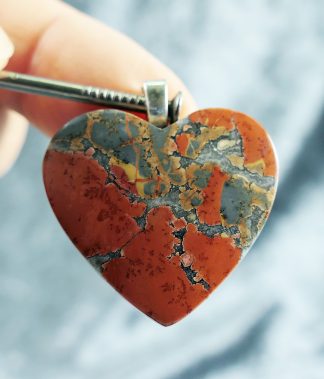 Herz Maligano Jaspis, Indonesien, 031JA