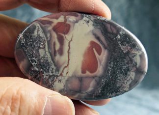 Cabochon Porzellan Jaspis, 322CB