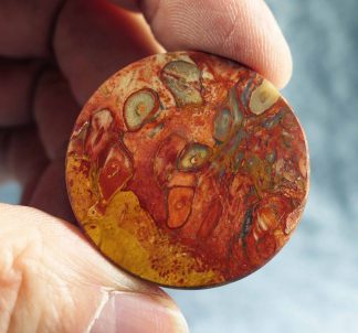 Cabochon achatisiertes Palmholz, 326CB